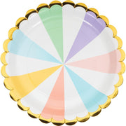 Papptallerken pastellfarger
