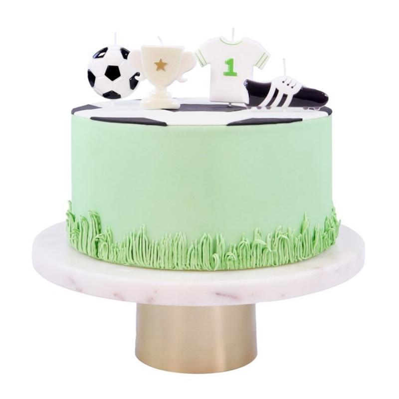 PME Fotballkake med fotballkakelys