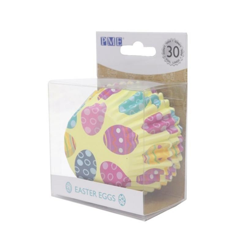 PME cupcakes med påskeegg motiv