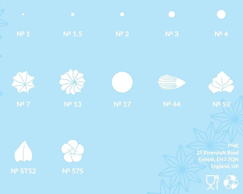 PME Sprøytetipper sett/12