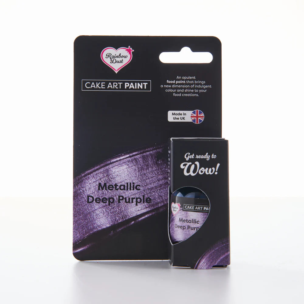Spiselig maling -Metallic Deep Purple- 25ml