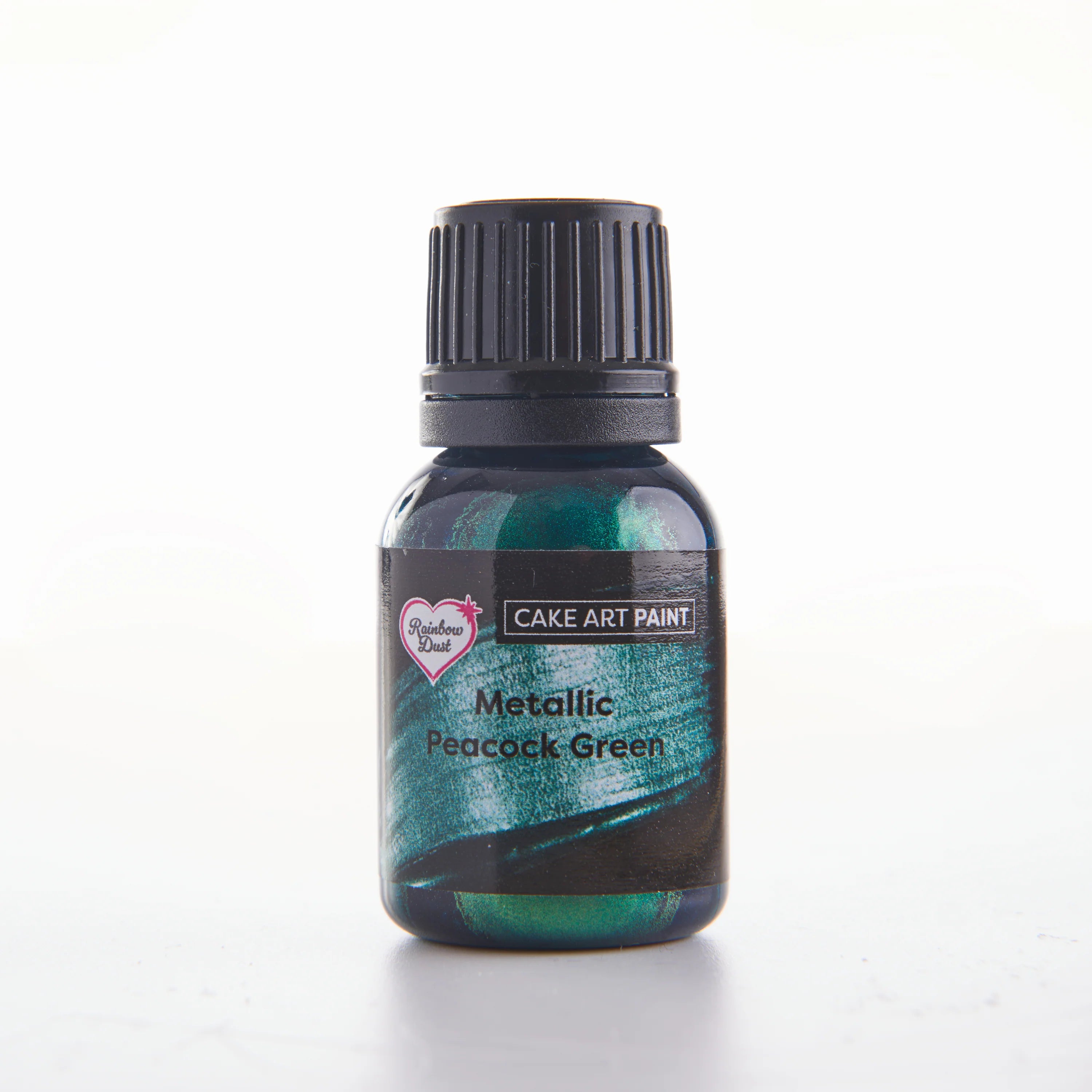 Spiselig maling -Metallic Peacock Green- 25ml