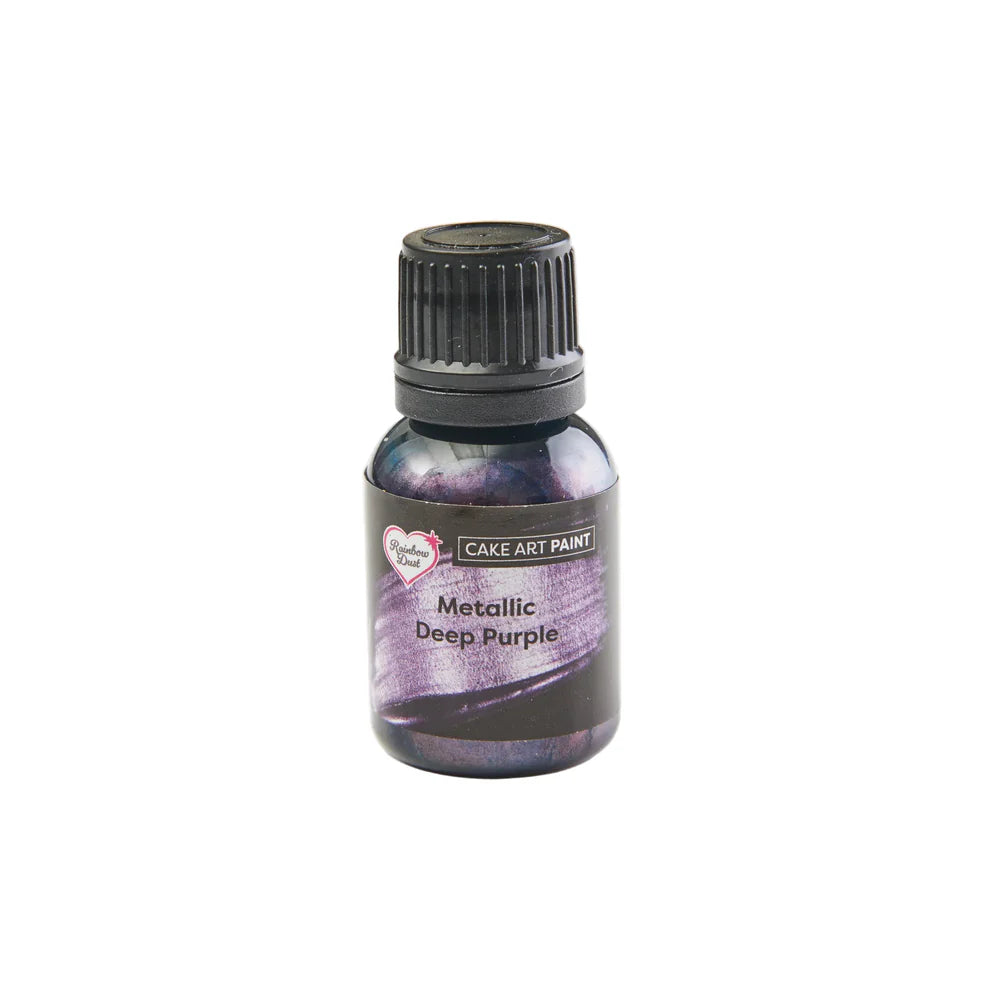 Spiselig maling -Metallic Deep Purple- 25ml