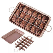 Panne til brownies med seperat skillevegg