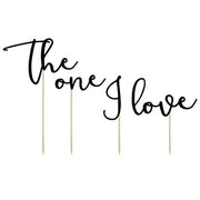 PartyDeco The One Love kaketopp