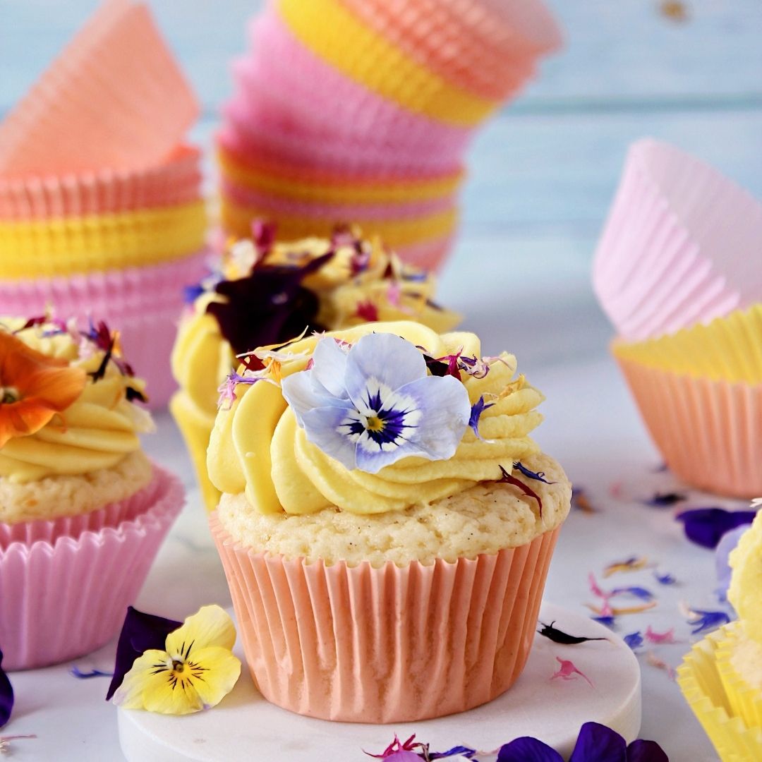 Pasjonsfrukt cupcakes