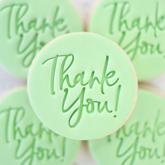 Sweet stamp embosser Thank you