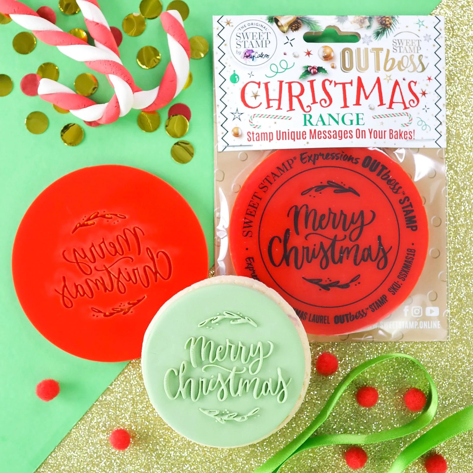 Sweet Stamp Embosser/Stempel -Merry Christmas-