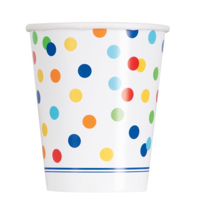 Polka dott pappkopper