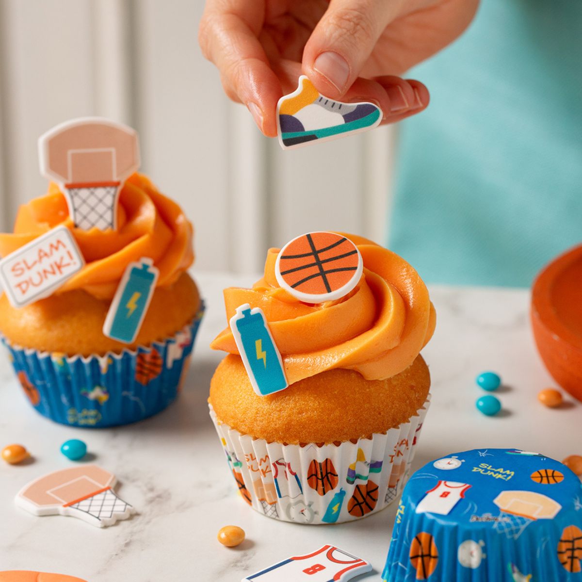 Muffinsformer Basketball -Slam dunk- standard, pk/36