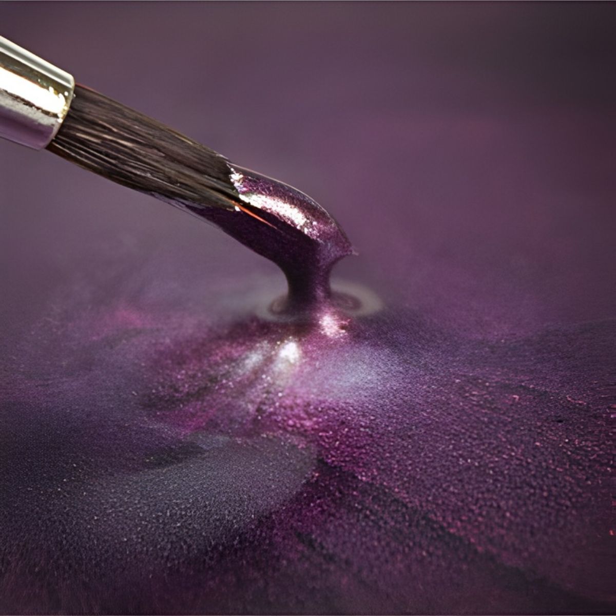 Spiselig maling -Metallic Deep Purple- 25ml