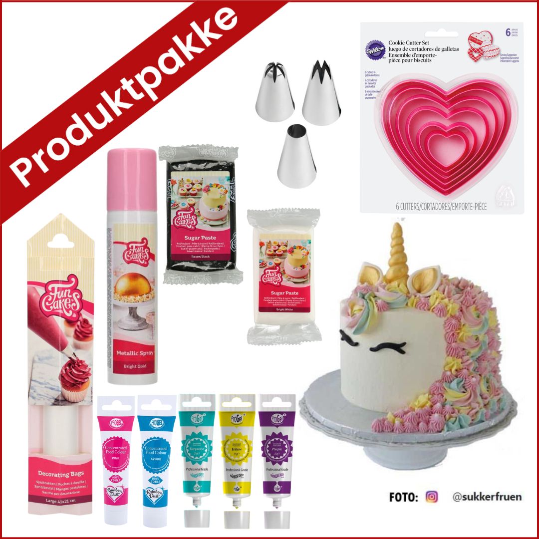 Produktpakke enhjørningkake