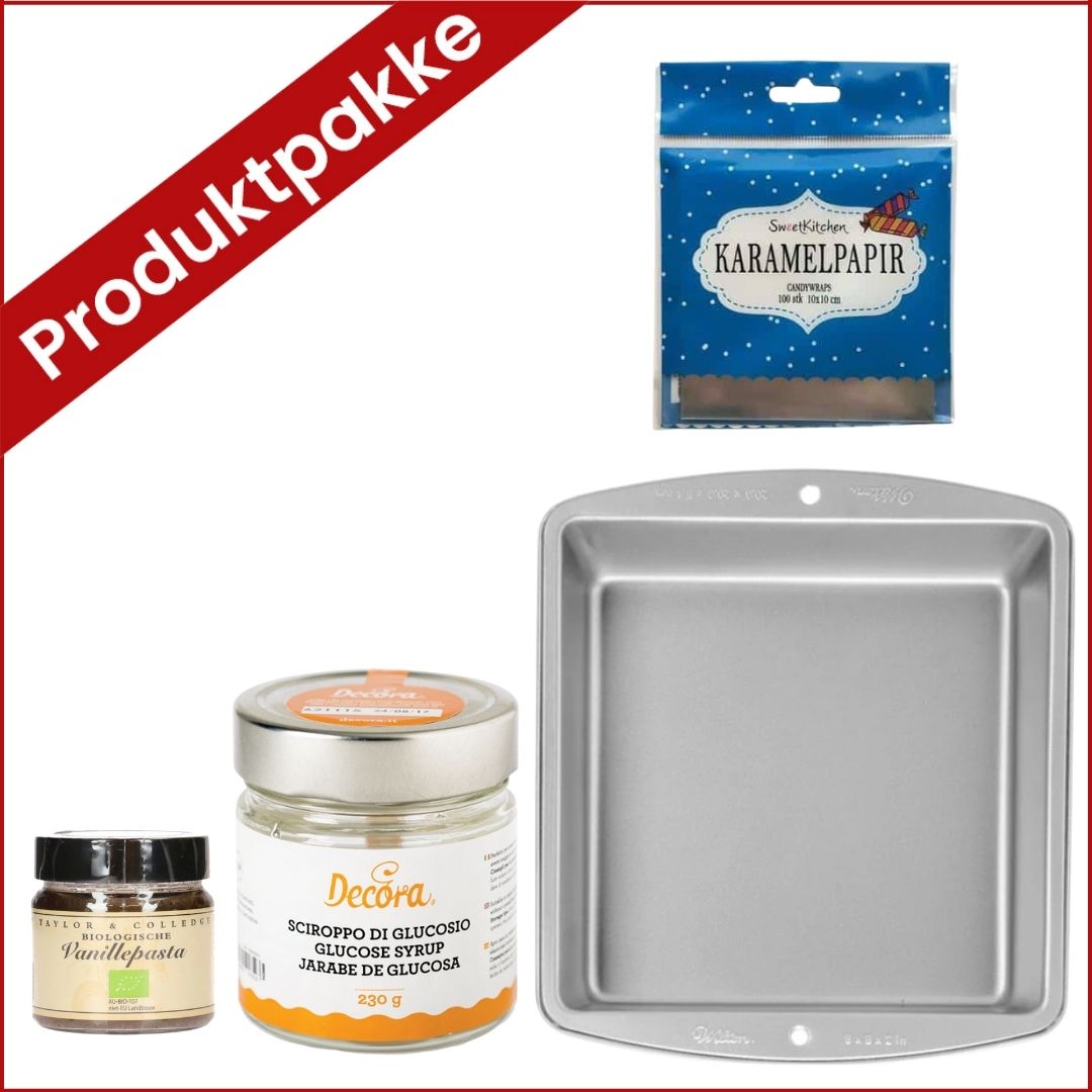 Produktpakke til karameller - Liten (FORHÅNDSBESTILLING - FORVENTET SENDT CA. 9. DESEMBER)