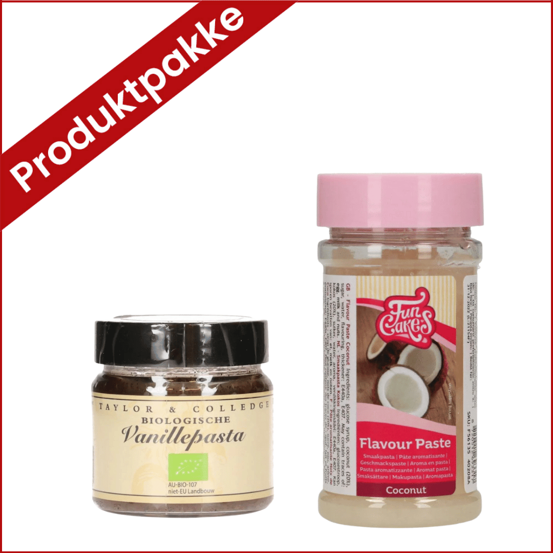 Produktpakke til kokos crinkle cookies