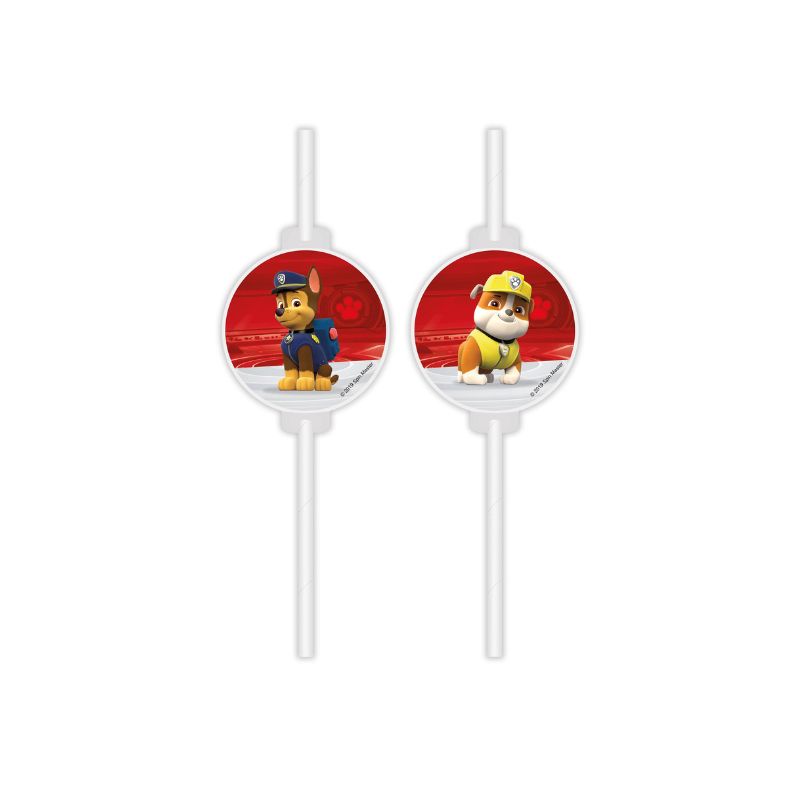 paw patrol sugerør