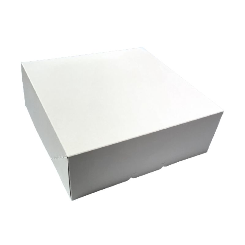 Kakeeske -Kraftig- Hvit, 33x33x12cm