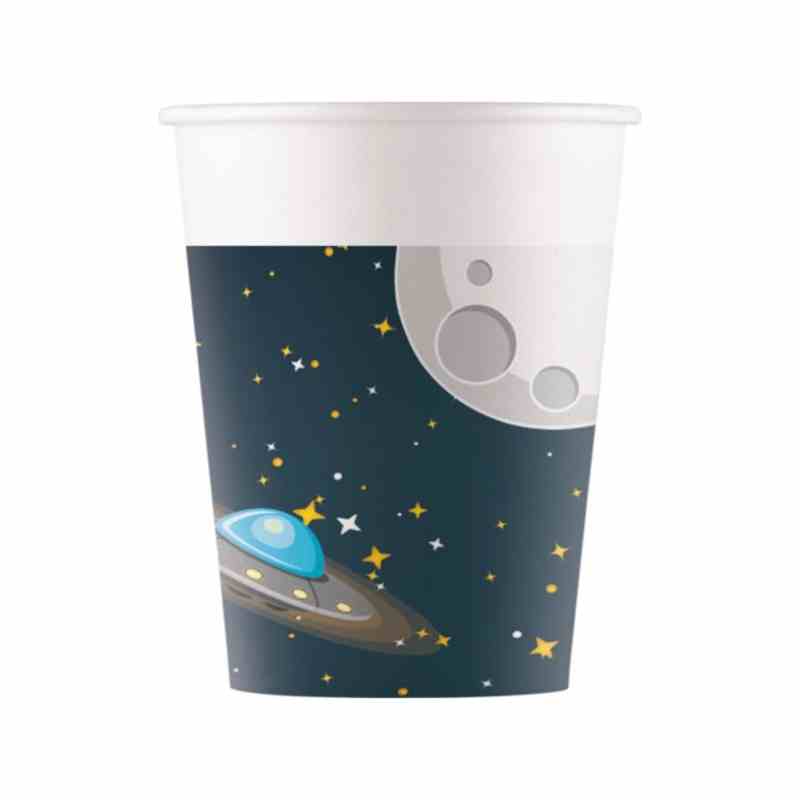 Pappkopper verdensrommet - Rocket Space, pk/8
