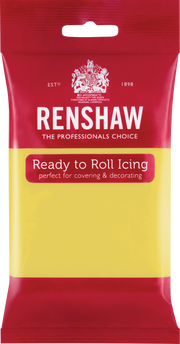 Pastellgul fondant fra Renshaw, 250g