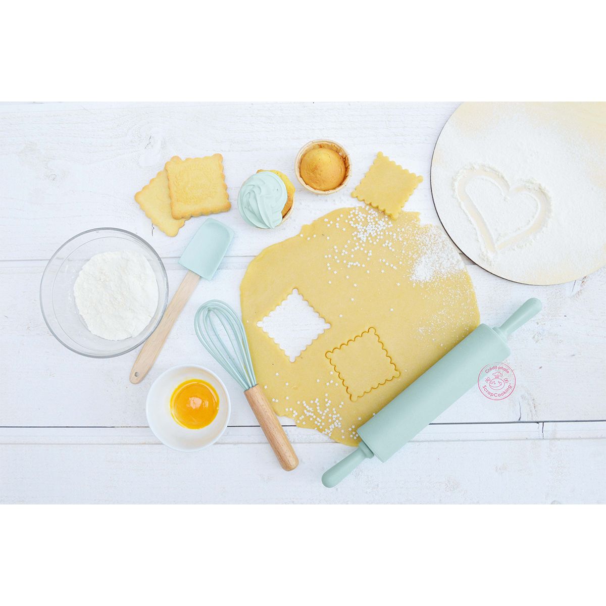 ScrapCooking Bakesett til barn, 4deler