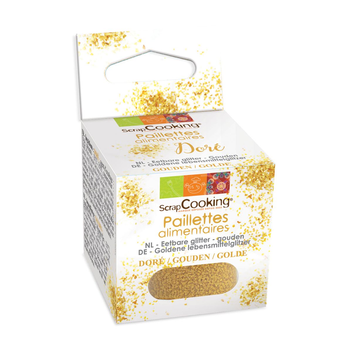 Spiselig glitter uten E171