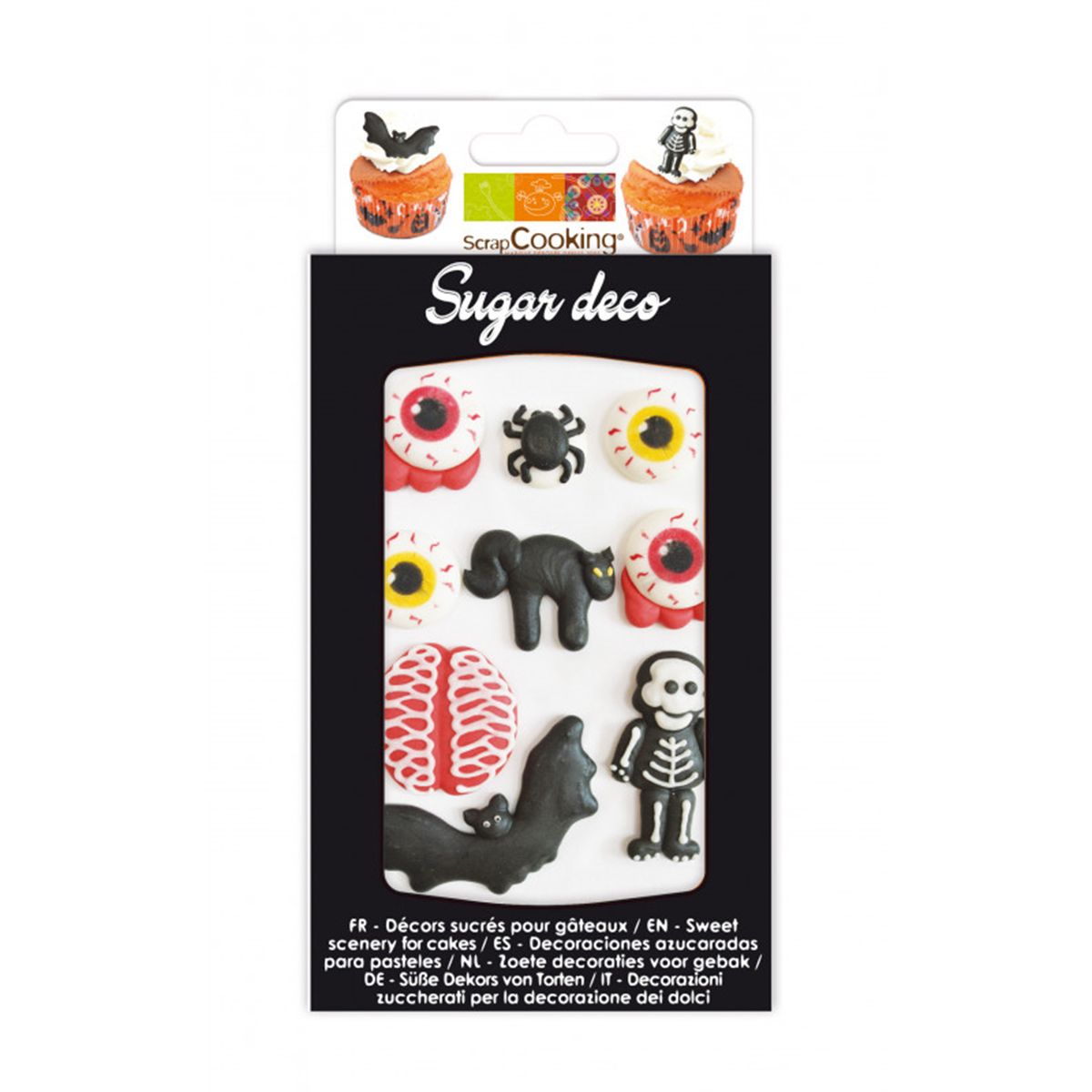 Spiselig kakepynt Halloween