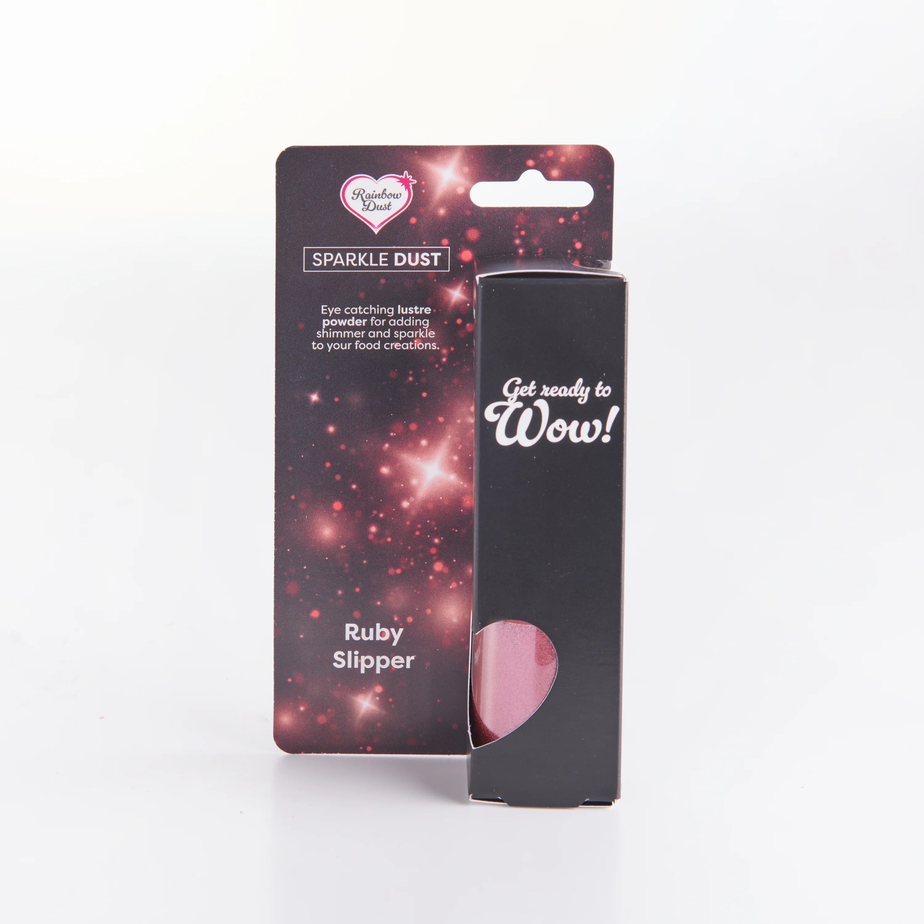 Rainbow Dust Pumpe-spray med spiselig rødt glitter, Ruby Slipper, 10g