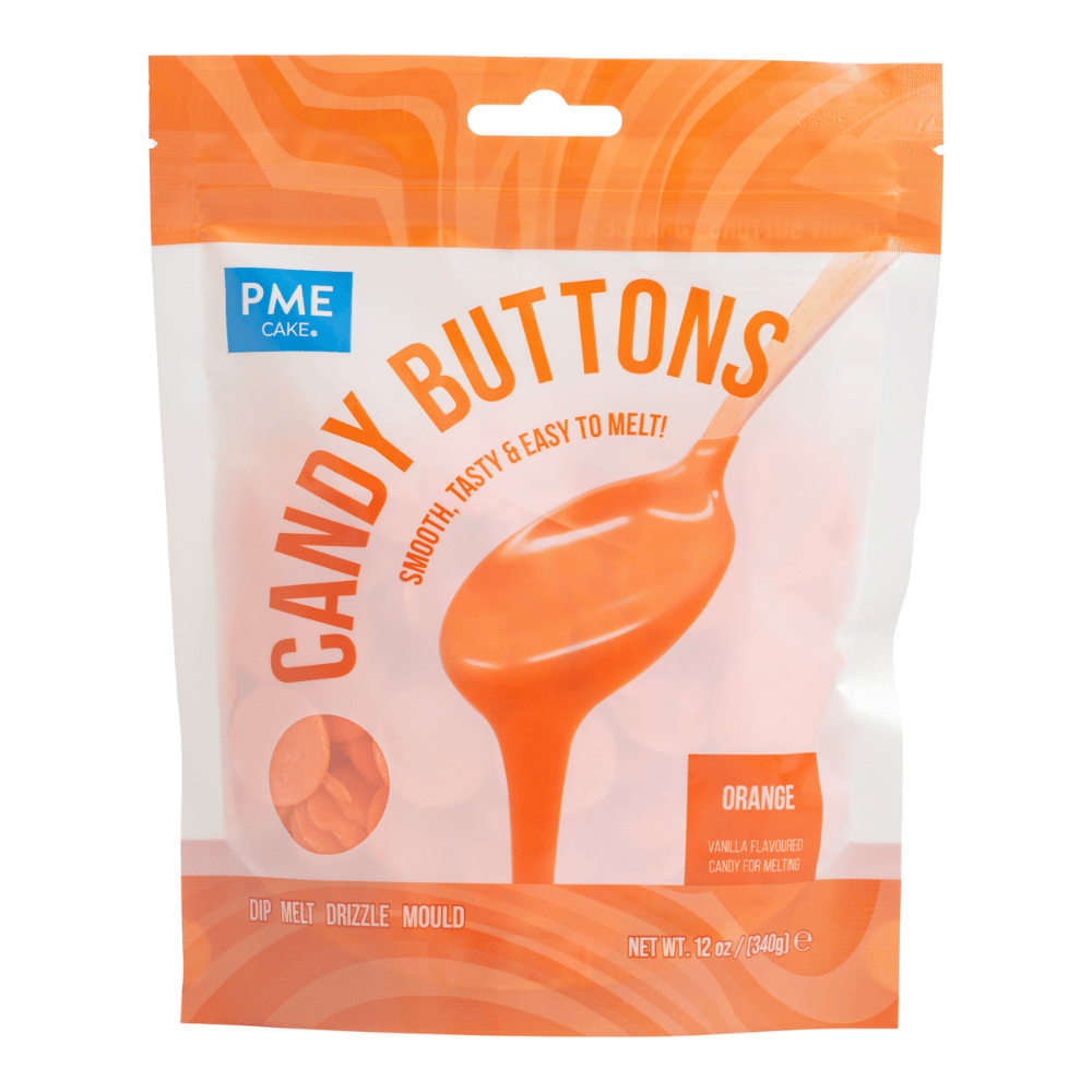 PME Candy Buttons Oransje, 340g