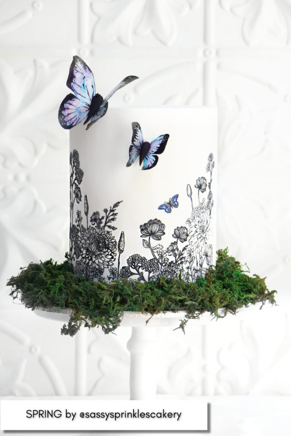 Caking It Up Mesh Kakestensil -Spring-