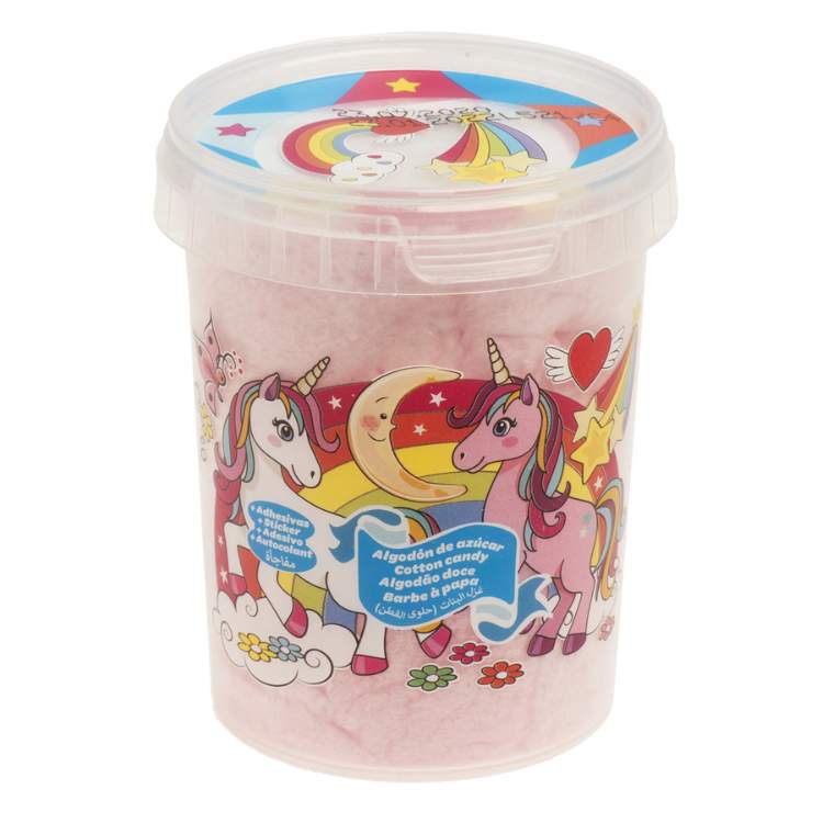Sukkerspinn i rosa