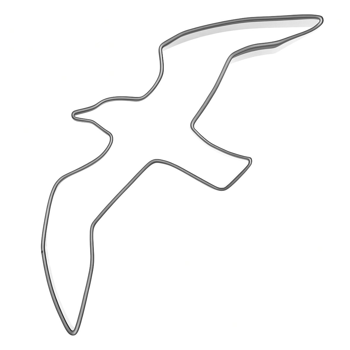 Pepperkakeform måke - 12 cm