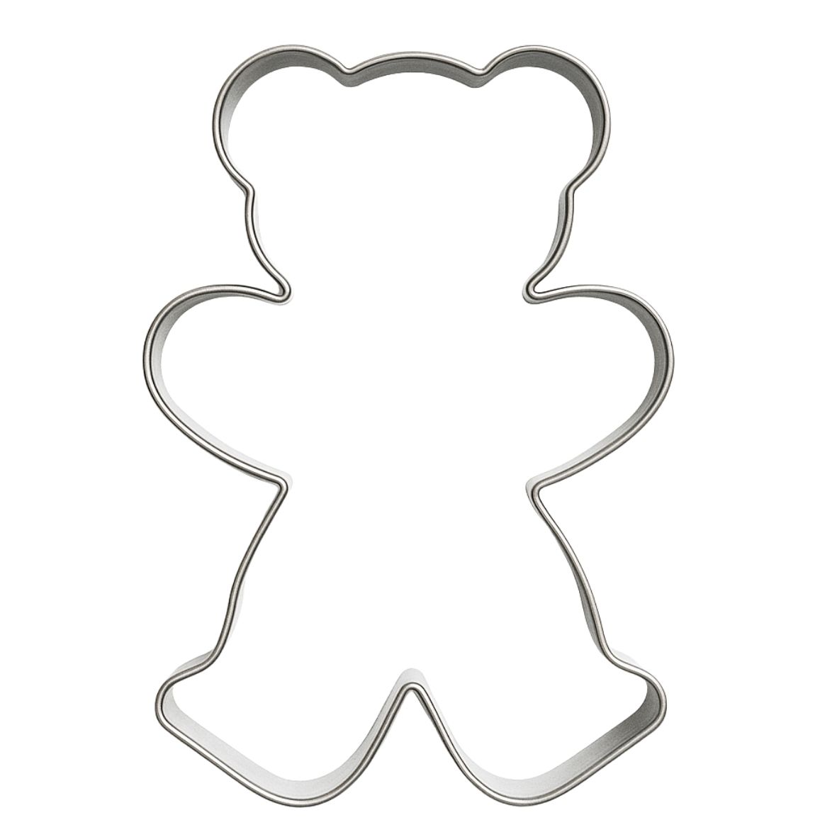 Pepperkakeform bamse stor - 8 cm