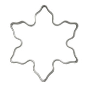 Pepperkakeform snøflak stor - 8 cm