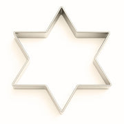 Pepperkakeform stjerne S - 6 cm