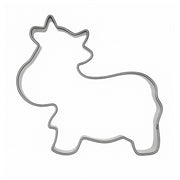 Pepperkakeform ku - 6,5 cm