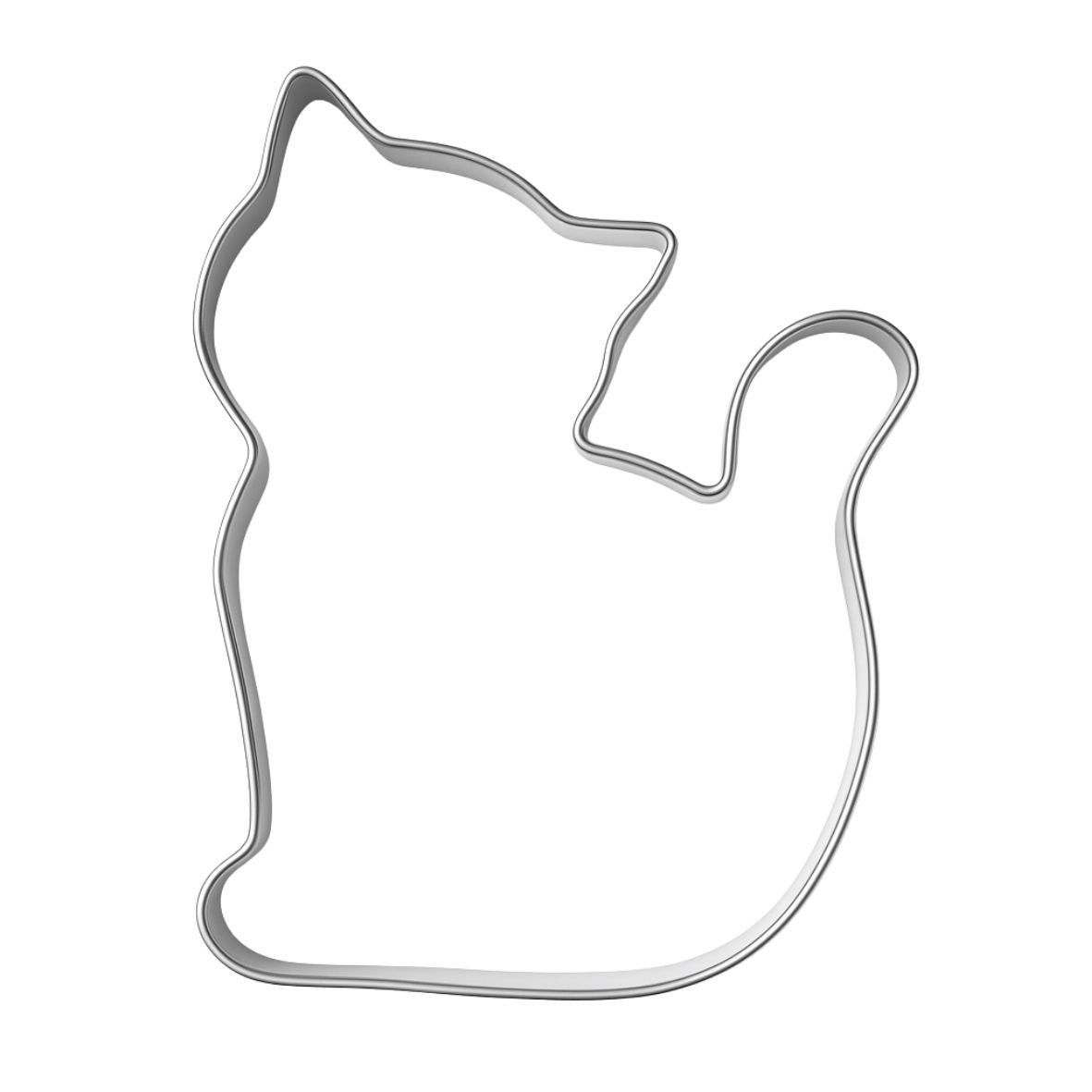 Pepperkakeform katt stor - 9,5 cm