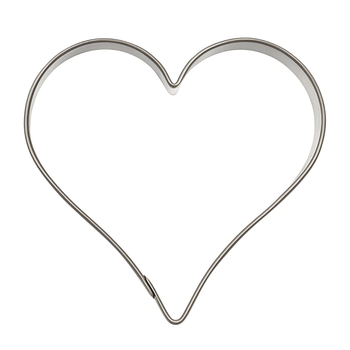 Pepperkakeform hjerte 2 S - 6 cm