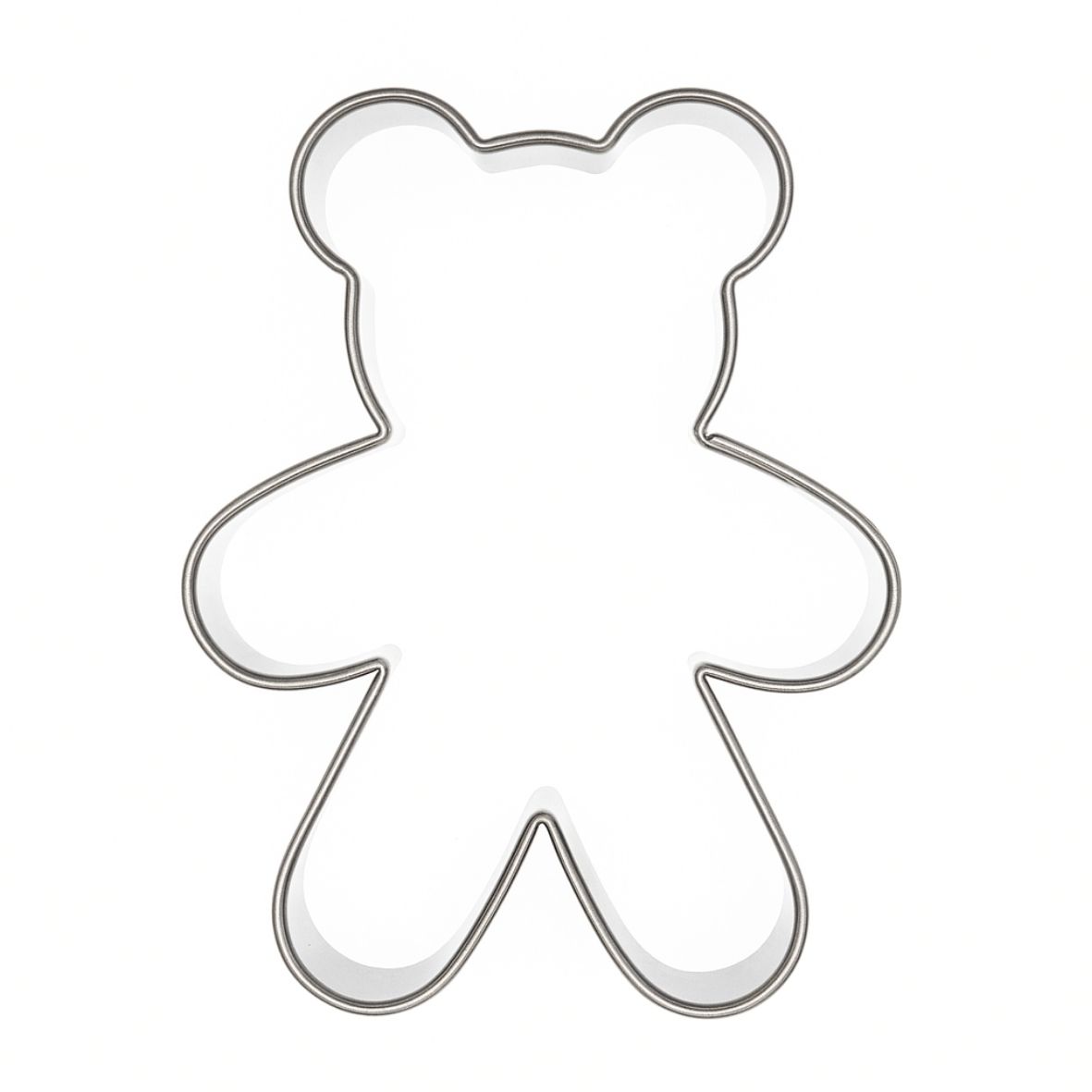 Pepperkakeform bamse liten - 5 cm