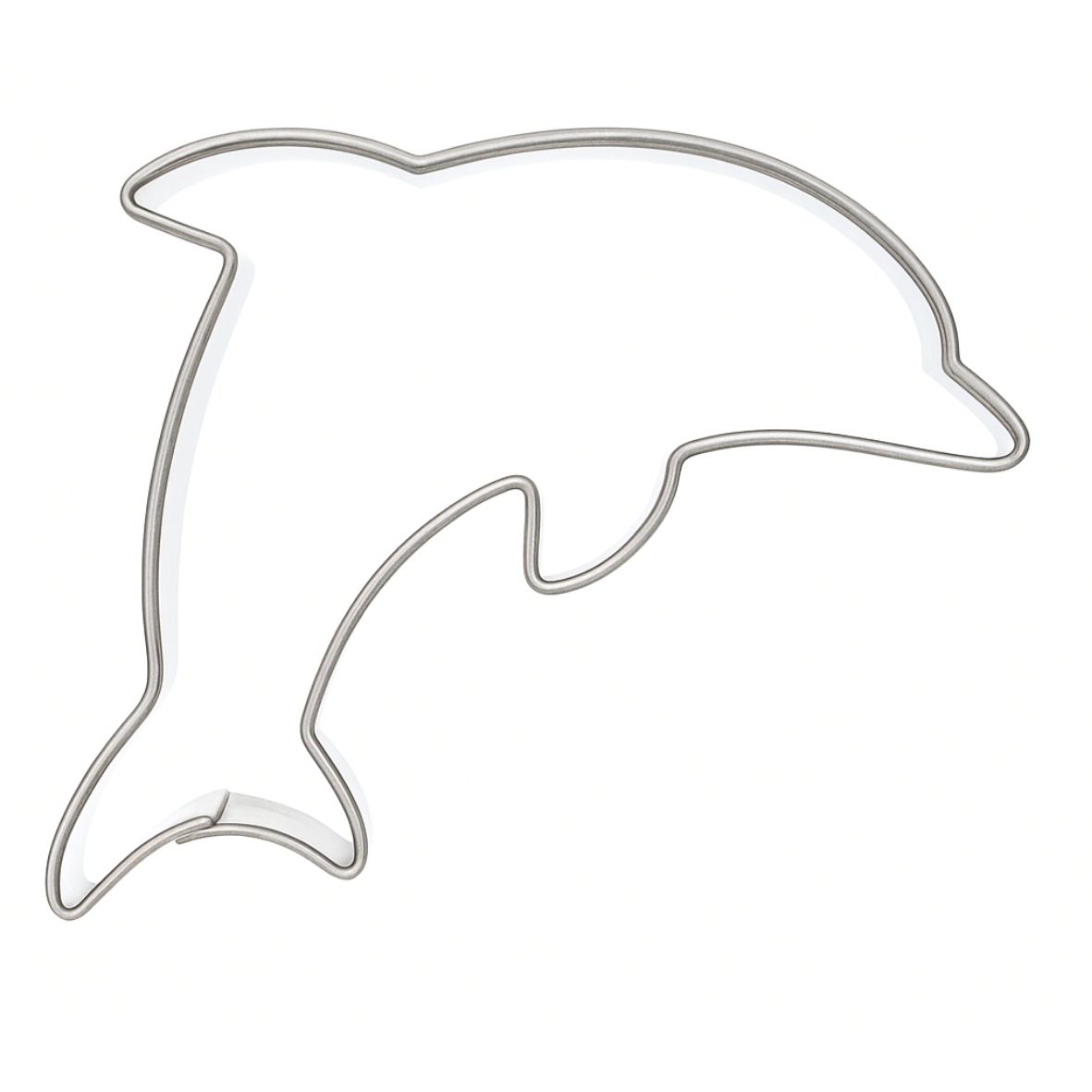 Pepperkakeform delfin liten - 7 cm