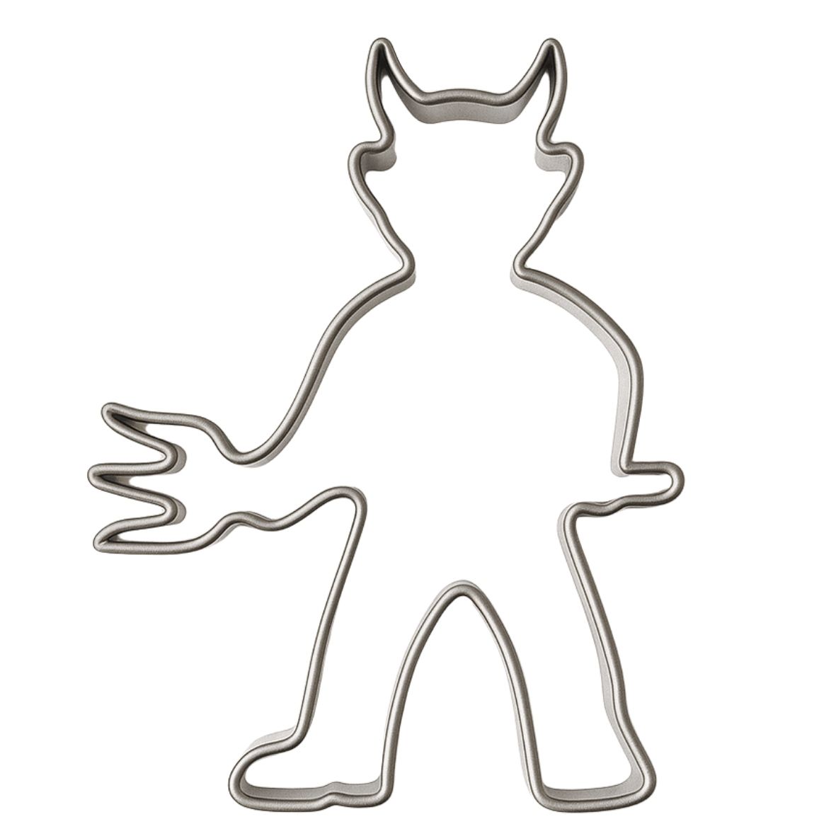 Pepperkakeform Djevel, 9 cm