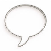 Pepperkakeform snakkeboble - ca.11 cm