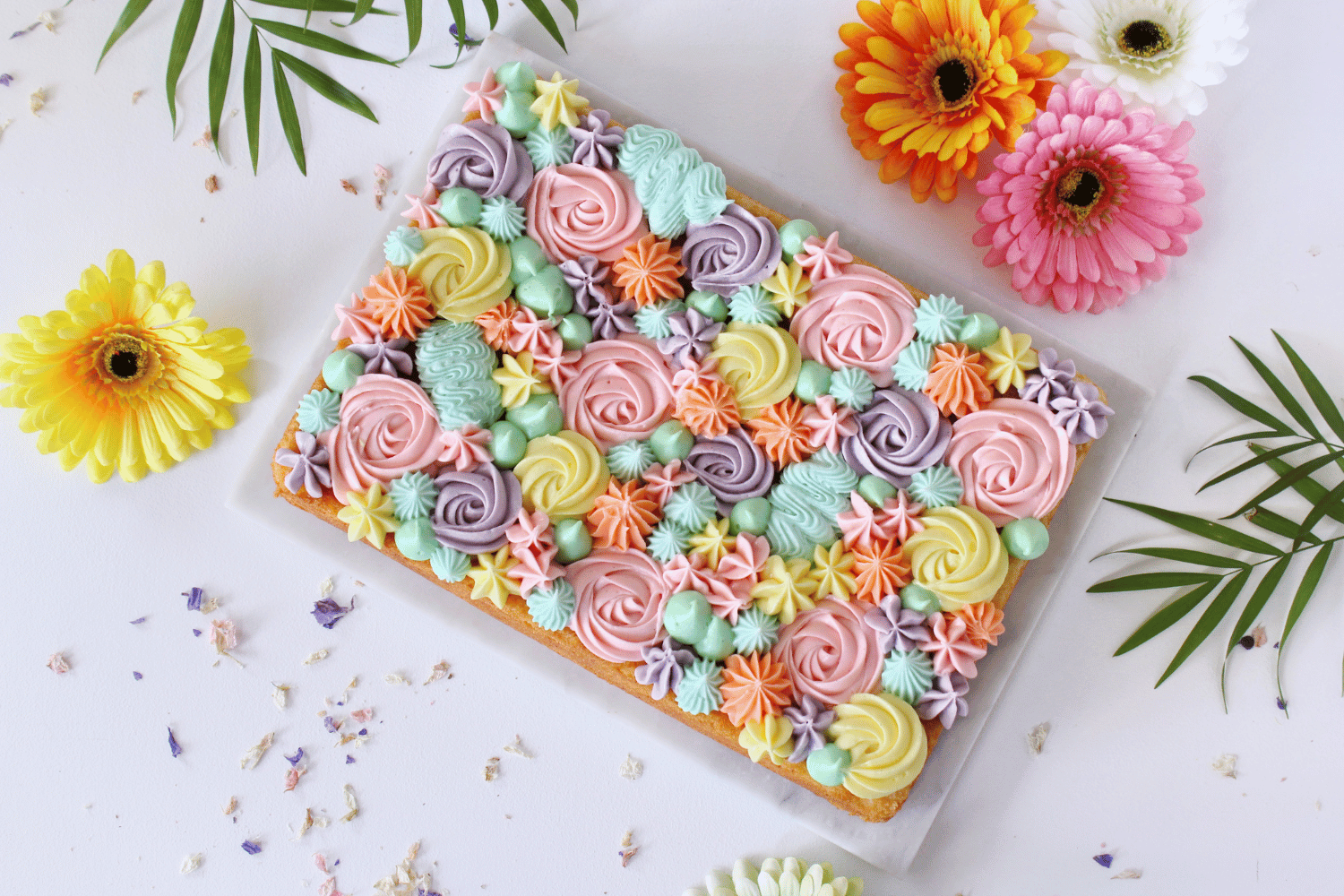 Produktpakke -Sitron og vaniljekake med ostekrem-