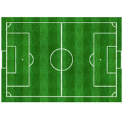 kakebilde fotballbanekake langpanne