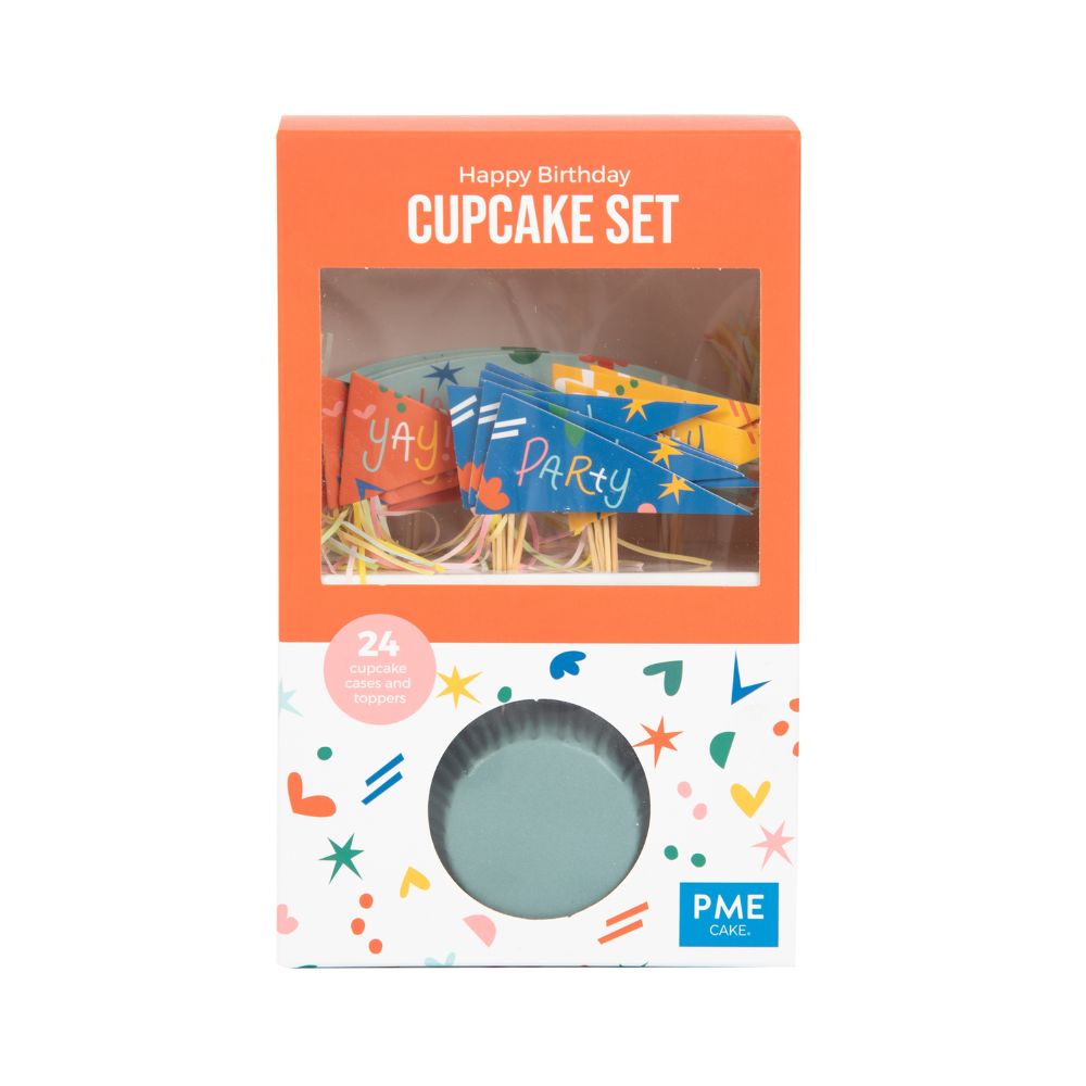Cupcakesett bursdag