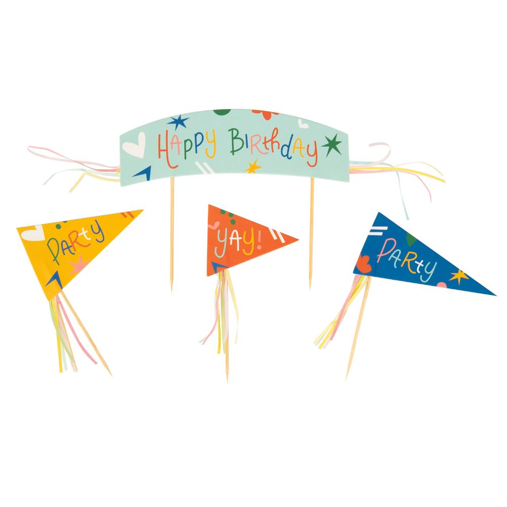 Cupcake sett -Happy Birthday- pk/24