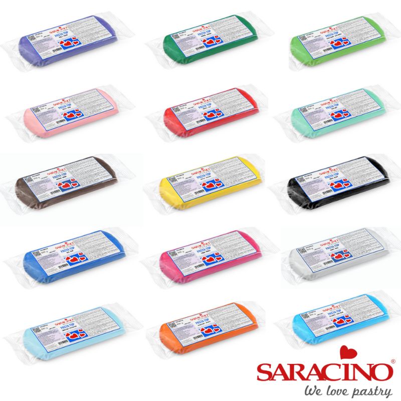 Saracino Top Paste Fondant -Burgunder- 500g