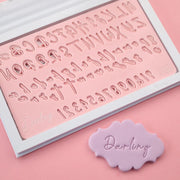 Sweet stamp bokstav og tall embossere