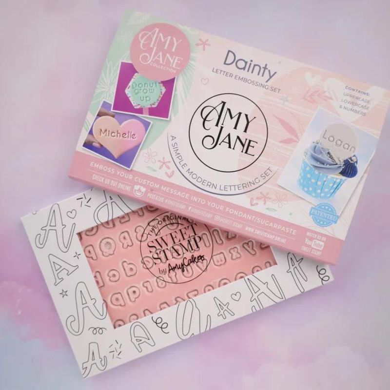Bokstavsett fra Sweet stamp dainty