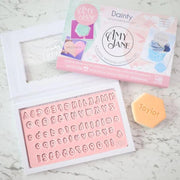 Sweet stamp bokstaver og tall Dainty set
