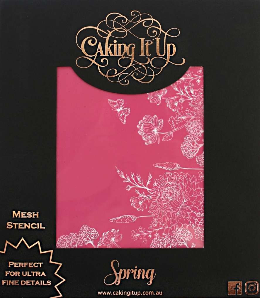 Caking It Up Mesh Stensil Spring