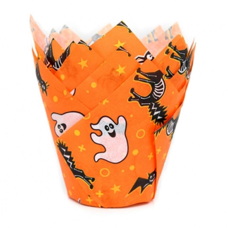 Tulipan muffinsformer halloween